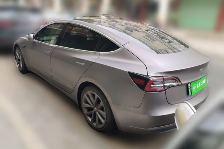 Used Tesla Model 3 2020 Standard Range Rear-Wheel Drive Upgraded Version Rear Left 45 Deg
