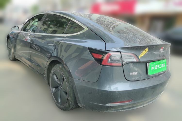 Used Tesla Model 3 2020 Refreshed Version Long-Range Rear-Wheel Drive Rear Left 45 Deg