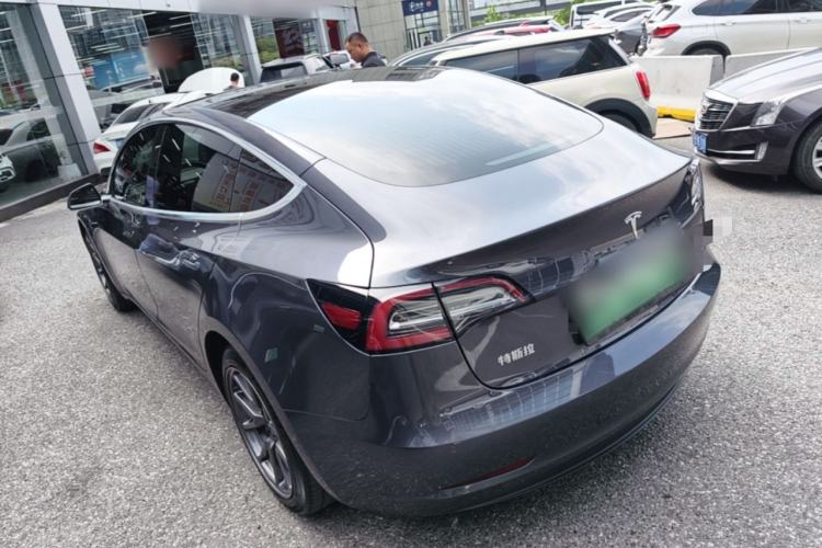 Used Tesla Model 3 2020 Refreshed Version Long-Range Rear-Wheel Drive Rear Left 45 Deg