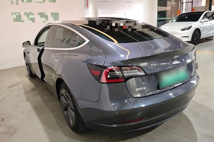 Used Tesla Model 3 2020 Refreshed Version Long-Range Rear-Wheel Drive Rear Left 45 Deg