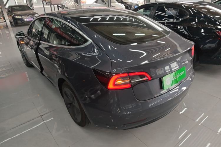 Used Tesla Model 3 2020 Standard Range Rear-Wheel Drive Upgraded Version Rear Left 45 Deg