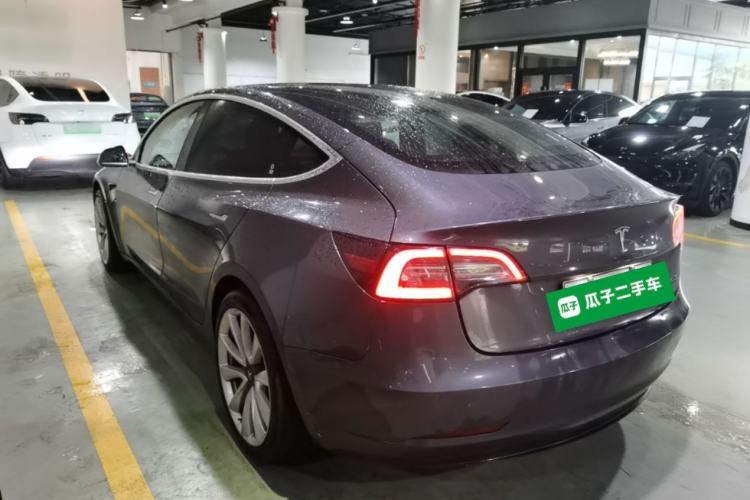 Used Tesla Model 3 2020 Refreshed Version Long-Range Rear-Wheel Drive Rear Left 45 Deg