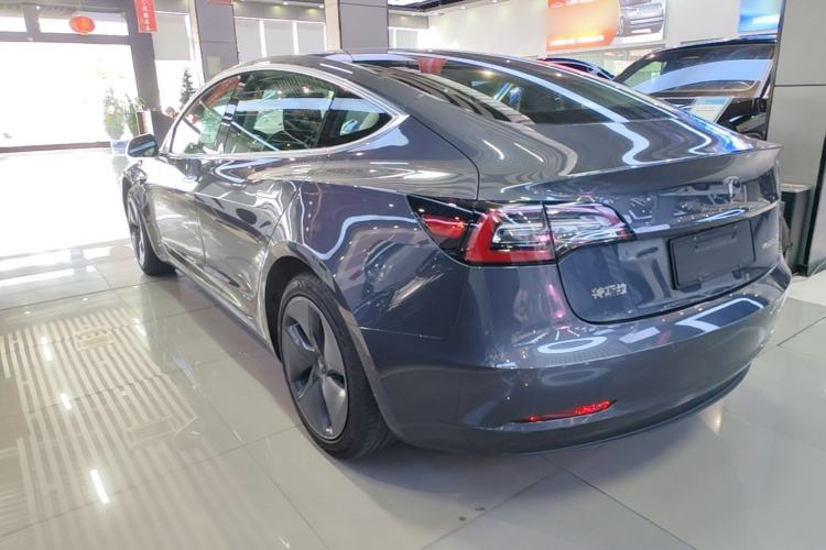 Used Tesla Model 3 2020 Standard Range Rear-Wheel Drive Upgraded Version Rear Left 45 Deg