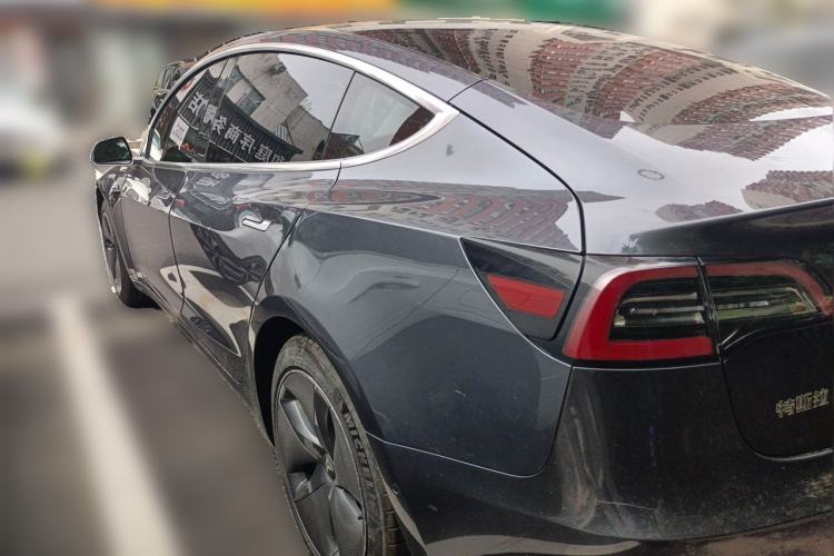 Used Tesla Model 3 2020 Refreshed Version Long-Range Rear-Wheel Drive Rear Left 45 Deg