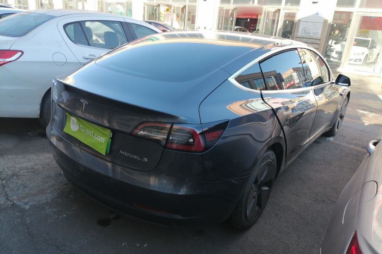 Used Tesla Model 3 2020 Standard Range Rear-Wheel Drive Upgraded Version Rear Right 45 Deg
