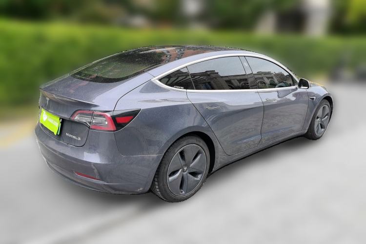 Used Tesla Model 3 2020 Refreshed Version Long-Range Rear-Wheel Drive Rear Right 45 Deg