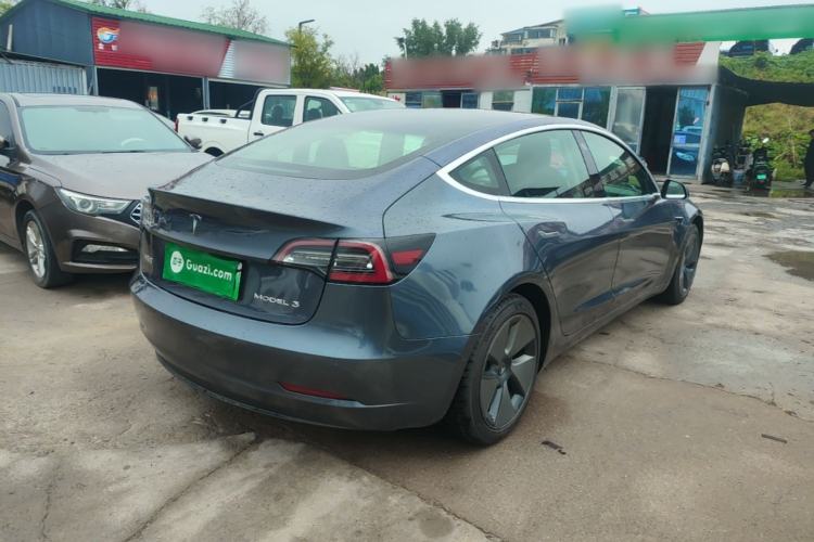 Used Tesla Model 3 2020 Refreshed Version Long-Range Rear-Wheel Drive Rear Right 45 Deg
