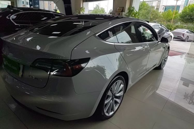 Used Tesla Model 3 2020 Standard Range Rear-Wheel Drive Upgraded Version Rear Right 45 Deg