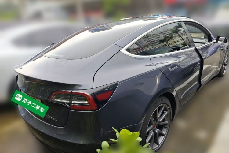 Used Tesla Model 3 2020 Standard Range Rear-Wheel Drive Upgraded Version Rear Right 45 Deg