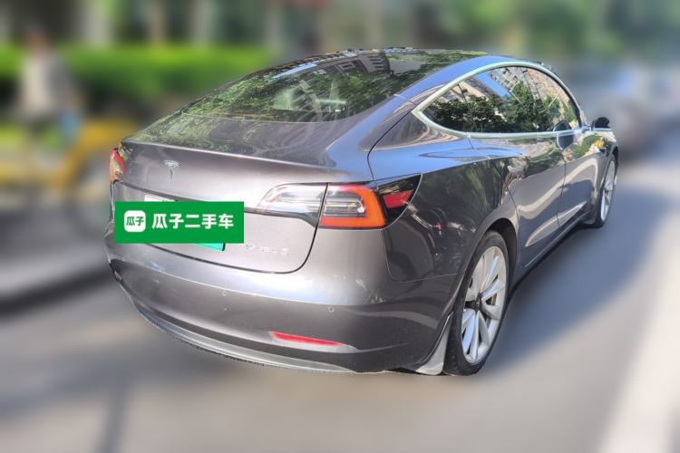 Used Tesla Model 3 2020 Refreshed Version Long-Range Rear-Wheel Drive Rear Right 45 Deg