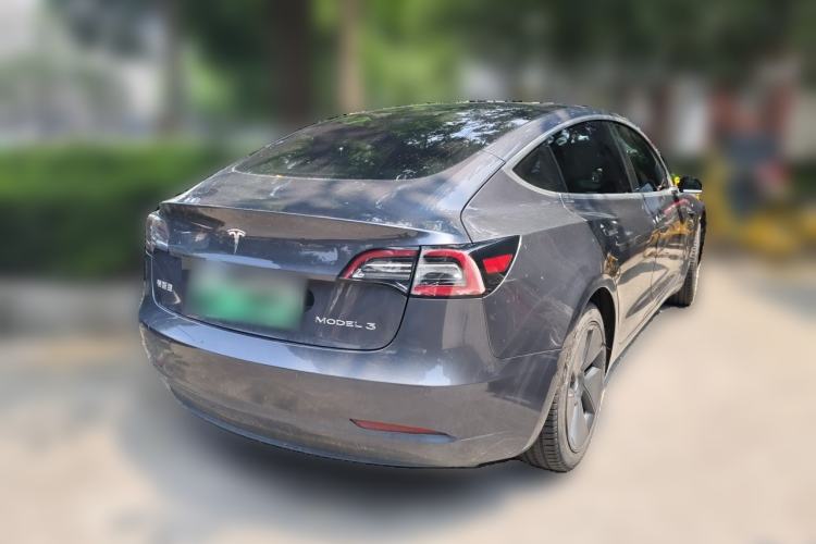 Used Tesla Model 3 2020 Standard Range Rear-Wheel Drive Upgraded Version Rear Right 45 Deg