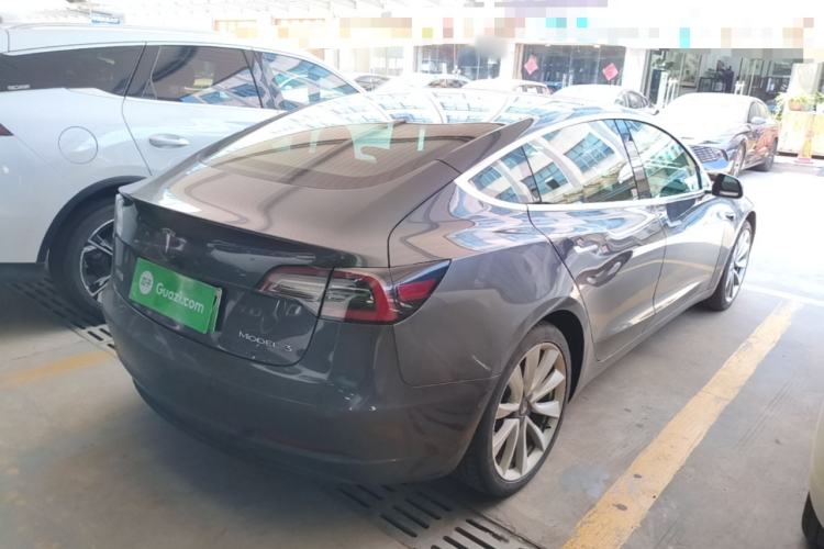 Used Tesla Model 3 2020 Refreshed Version Long-Range Rear-Wheel Drive Rear Right 45 Deg
