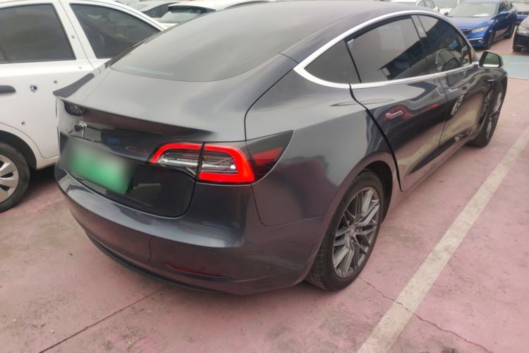 Used Tesla Model 3 2020 Standard Range Rear-Wheel Drive Upgraded Version Rear Right 45 Deg