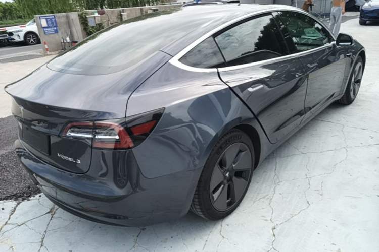 Used Tesla Model 3 2020 Standard Range Rear-Wheel Drive Upgraded Version Rear Right 45 Deg