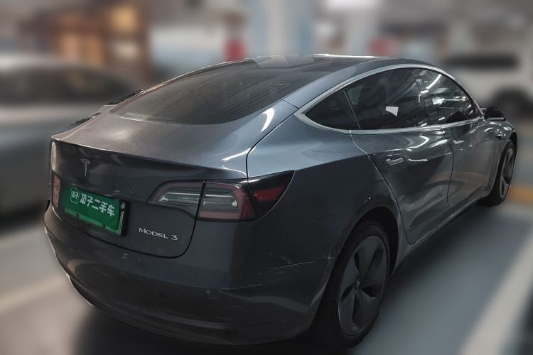 Used Tesla Model 3 2020 Standard Range Rear-Wheel Drive Upgraded Version Rear Right 45 Deg