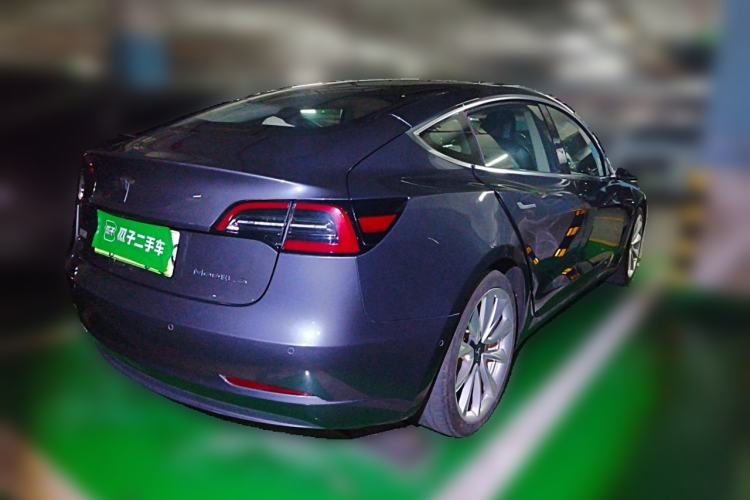 Used Tesla Model 3 2020 Refreshed Version Long-Range Rear-Wheel Drive Rear Right 45 Deg