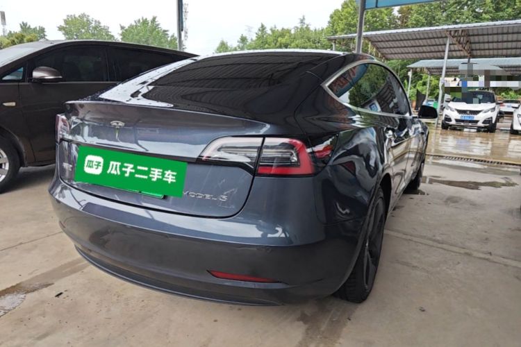 Used Tesla Model 3 2020 Standard Range Rear-Wheel Drive Upgraded Version Rear Right 45 Deg