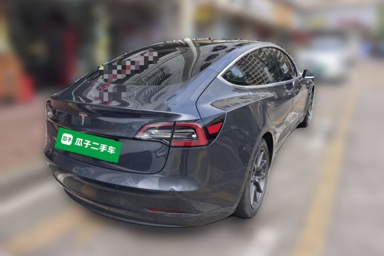 Used Tesla Model 3 2020 Standard Range Rear-Wheel Drive Upgraded Version Rear Right 45 Deg