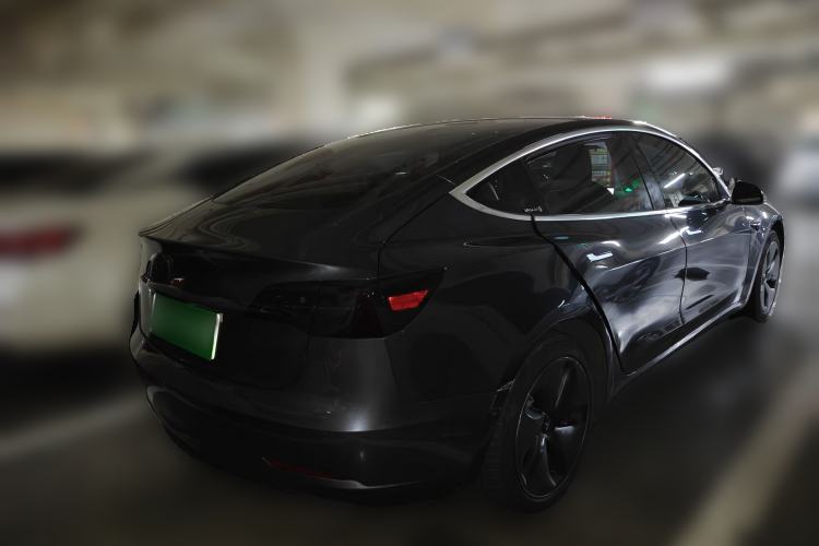 Used Tesla Model 3 2020 Standard Range Rear-Wheel Drive Upgraded Version Rear Right 45 Deg