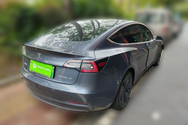 Used Tesla Model 3 2020 Standard Range Rear-Wheel Drive Upgraded Version Rear Right 45 Deg