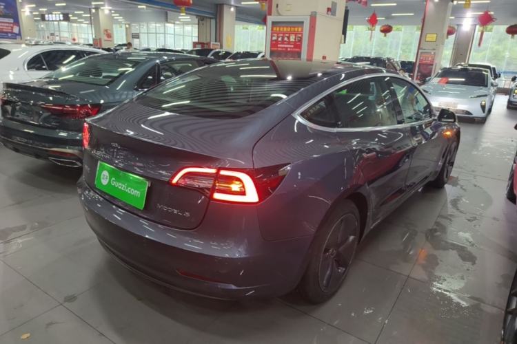 Used Tesla Model 3 2020 Refreshed Version Long-Range Rear-Wheel Drive Rear Right 45 Deg