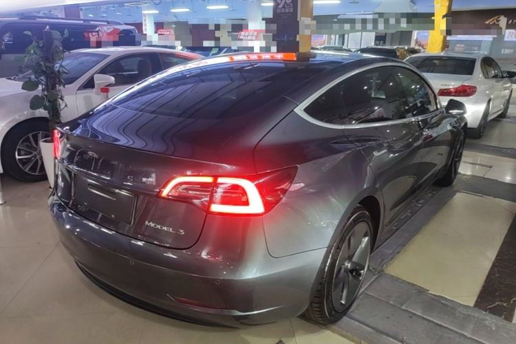 Used Tesla Model 3 2020 Standard Range Rear-Wheel Drive Upgraded Version Rear Right 45 Deg