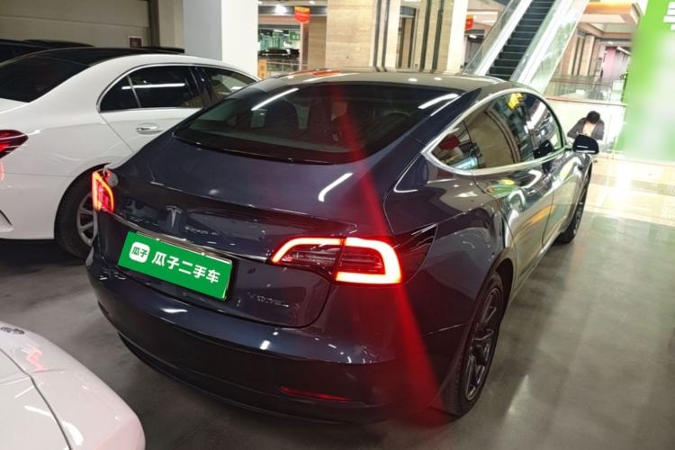 Used Tesla Model 3 2020 Standard Range Rear-Wheel Drive Upgraded Version Rear Right 45 Deg