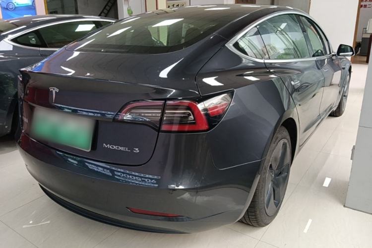 Used Tesla Model 3 2020 Refreshed Version Long-Range Rear-Wheel Drive Rear Right 45 Deg