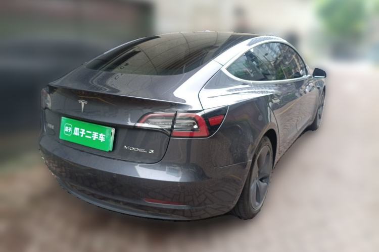 Used Tesla Model 3 2020 Standard Range Rear-Wheel Drive Upgraded Version Rear Right 45 Deg