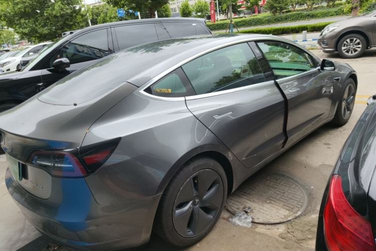 Used Tesla Model 3 2020 Revised Version Standard Range Rear-Wheel Drive – Upgraded Edition Rear Right 45 Deg