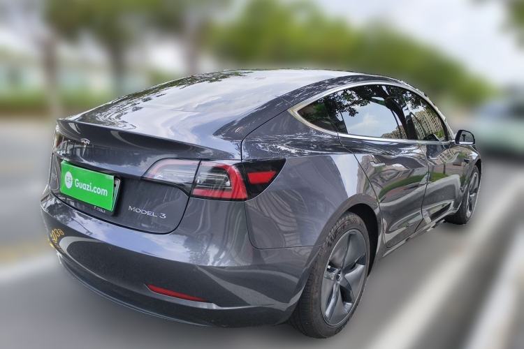 Used Tesla Model 3 2020 Refreshed Version Long-Range Rear-Wheel Drive Rear Right 45 Deg