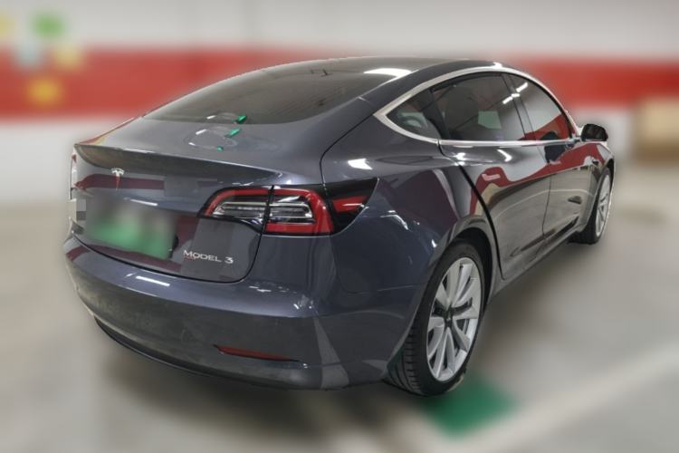 Used Tesla Model 3 2020 Refreshed Version Long-Range Rear-Wheel Drive Rear Right 45 Deg