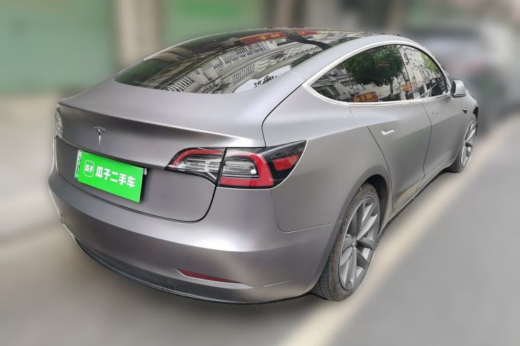 Used Tesla Model 3 2020 Standard Range Rear-Wheel Drive Upgraded Version Rear Right 45 Deg