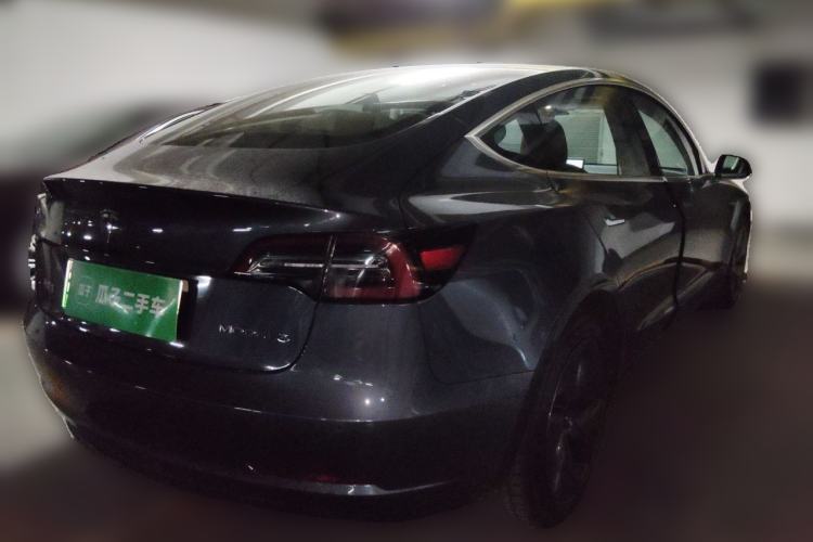Used Tesla Model 3 2020 Standard Range Rear-Wheel Drive Upgraded Version Rear Right 45 Deg
