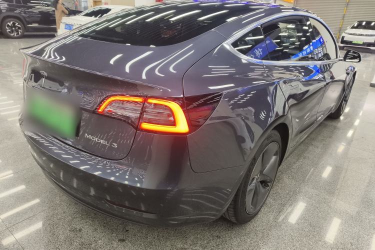 Used Tesla Model 3 2020 Standard Range Rear-Wheel Drive Upgraded Version Rear Right 45 Deg