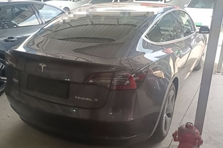 Used Tesla Model 3 2020 Standard Range Rear-Wheel Drive Upgraded Version Rear Right 45 Deg