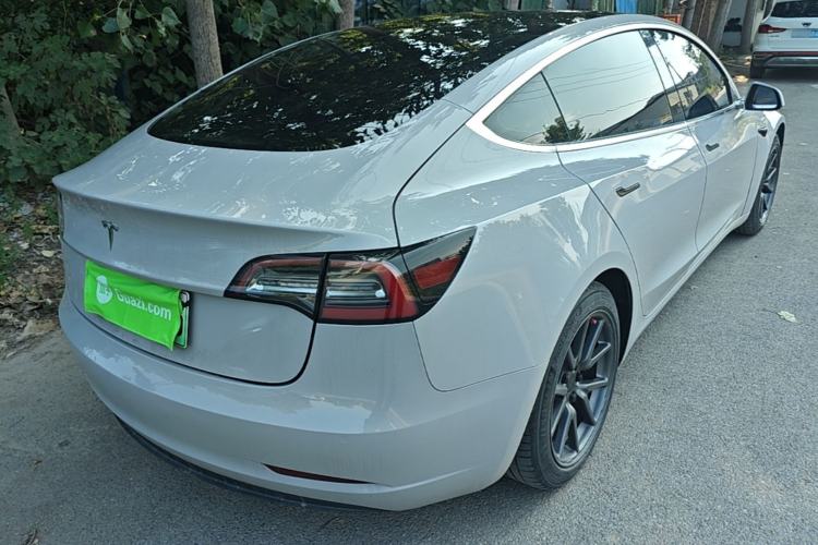 Used Tesla Model 3 2020 Standard Range Rear-Wheel Drive Upgraded Version Rear Right 45 Deg