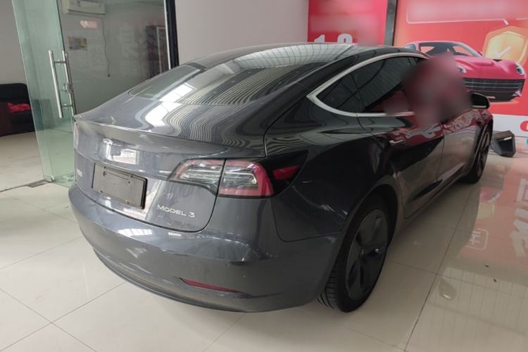 Used Tesla Model 3 2020 Refreshed Version Long-Range Rear-Wheel Drive Rear Right 45 Deg