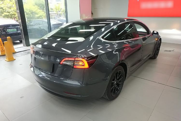 Used Tesla Model 3 2020 Refreshed Version Long-Range Rear-Wheel Drive Rear Right 45 Deg