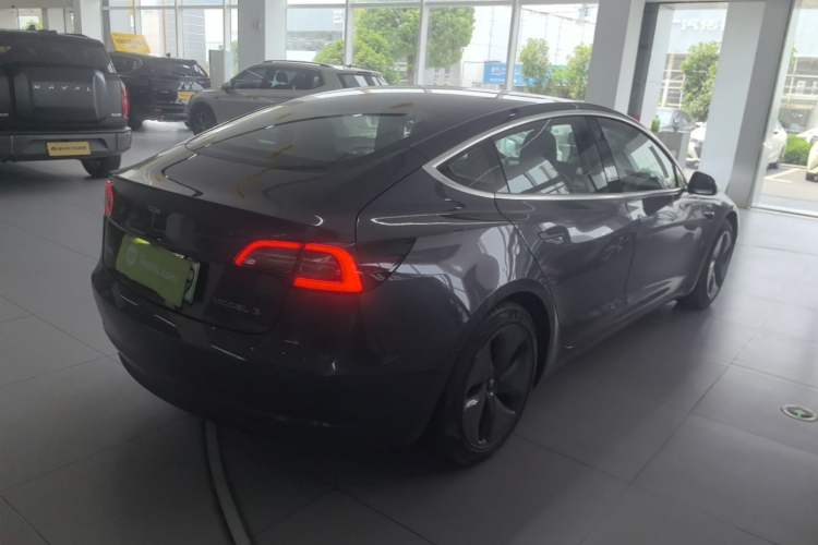 Used Tesla Model 3 2020 Standard Range Rear-Wheel Drive Upgraded Version Rear Right 45 Deg
