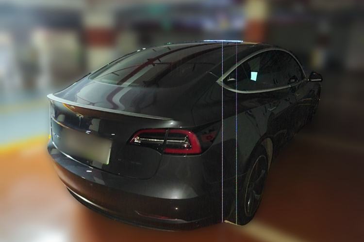 Used Tesla Model 3 2020 Refreshed Version Long-Range Rear-Wheel Drive Rear Right 45 Deg