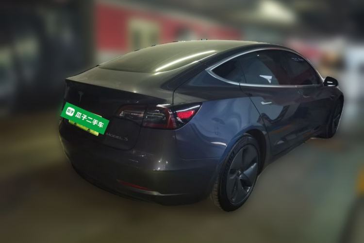 Used Tesla Model 3 2020 Standard Range Rear-Wheel Drive Upgraded Version Rear Right 45 Deg