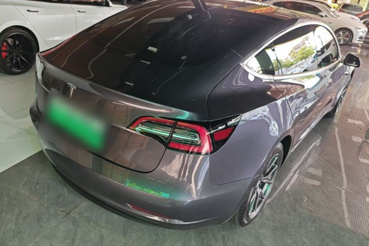Used Tesla Model 3 2020 Standard Range Rear-Wheel Drive Upgraded Version Rear Right 45 Deg
