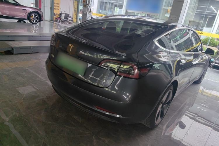 Used Tesla Model 3 2020 Refreshed Version Long-Range Rear-Wheel Drive Rear Right 45 Deg