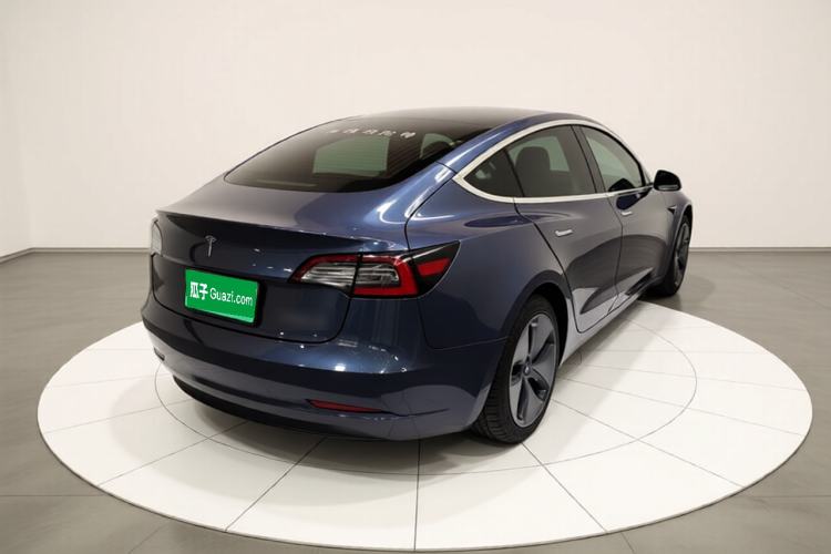 Used Tesla Model 3 2020 Refreshed Version Long-Range Rear-Wheel Drive Rear Right 45 Deg
