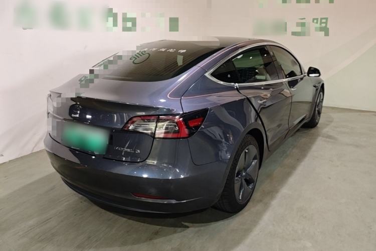 Used Tesla Model 3 2020 Refreshed Version Long-Range Rear-Wheel Drive Rear Right 45 Deg