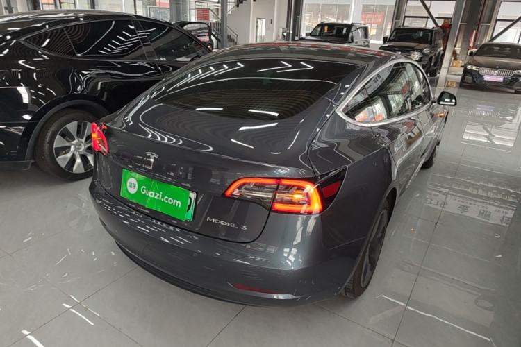 Used Tesla Model 3 2020 Standard Range Rear-Wheel Drive Upgraded Version Rear Right 45 Deg