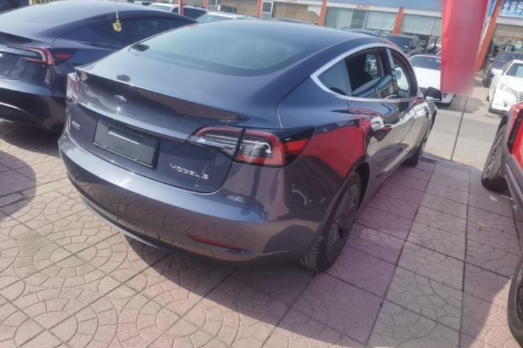 Used Tesla Model 3 2020 Refreshed Version Long-Range Rear-Wheel Drive Rear Right 45 Deg