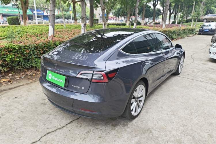 Used Tesla Model 3 2020 Standard Range Rear-Wheel Drive Upgraded Version Rear Right 45 Deg