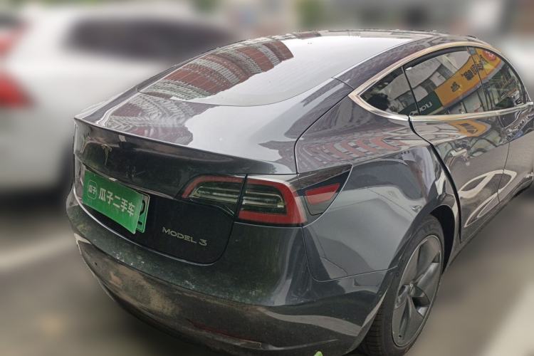 Used Tesla Model 3 2020 Refreshed Version Long-Range Rear-Wheel Drive Rear Right 45 Deg